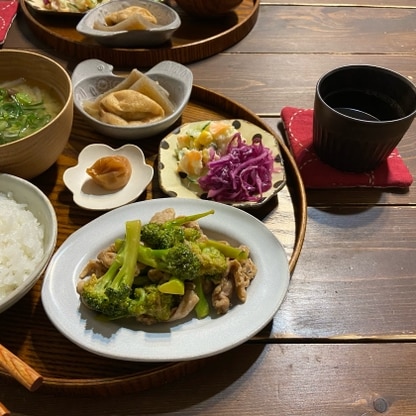 豚肉に揉み込んだ片栗粉のおかげで、豚肉はしっとり、味もよく絡んでとってもおいしかったです！ブロッコリーとの相性も抜群でした＾＾